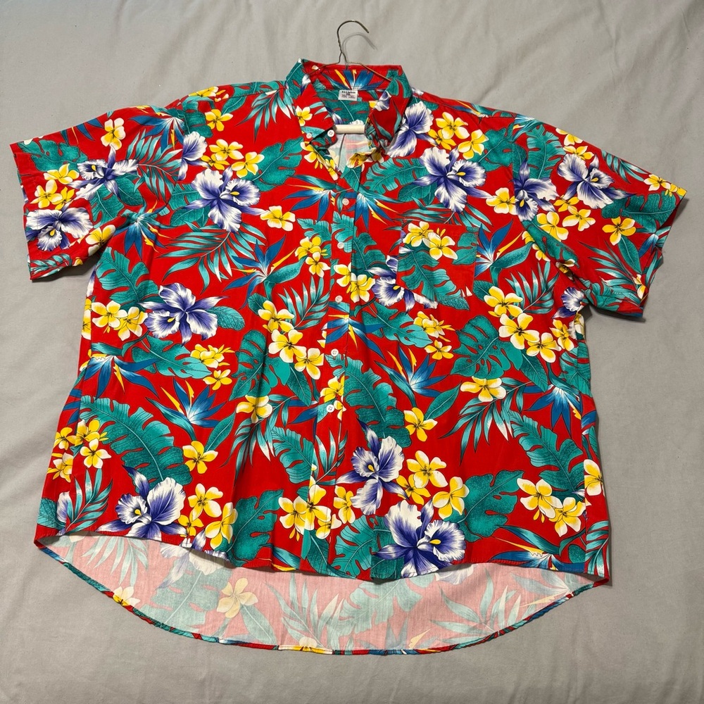 Hawaiian Tropical Floral Men's Shirt